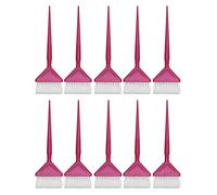 Almeigrity 10 pièces ensemble de pinceaux de couleur de cheveux poignée ergonomique applicateur de teinte brosse de teinture de cheveux pour Salon de beauté (Grande taille)