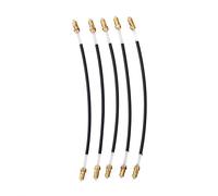 Almeigrity 5Pcs Cordon de Queue en Nylon avec Connecteur à Vis en Laiton pour Violon 3/4 4/4