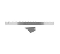 Almeigrity Guitar Neck Ruler Set Notched Straight Edge Fret Rocker Rocker String Height Gauge Luthier Tool Metal