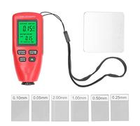Almeigrity - jauge numérique de revêtement de Voiture, mesureur d'épaisseur de Peinture Automobile 0-2000um F NF, détection Automatique, calibrage zéro (Rouge)