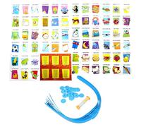 Almeigrity Jeu de société What I Am Question Rapide Jeu de devinettes en Famille pour Les familles et Les Enfants