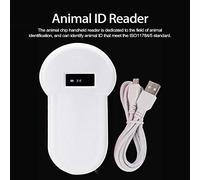 Almeigrity LF 134,2 KHz Lecteur de Poche Portable pour puces d'animaux, Lecteur d'identification pour Chien et Chat