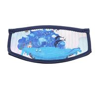 Almeigrity Protection faciale de plongée, Sangles, Housse pour Lunettes de plongée avec Tuba, Protection Capillaire en néoprène. (Île aux Vagues)