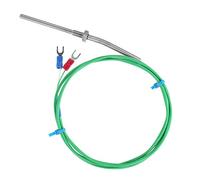 Almeigrity Sonde de thermocouple de type K à paire torsadée Capteur de température à vis blindée 0200 ℃ Vert M6 x 50 mm (1m)