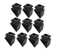 Almencla 10 Pièces de Chaussures de Balustre En Fer, Fournitures de Chaussures Inclinées à Angle de Pas de Balustre