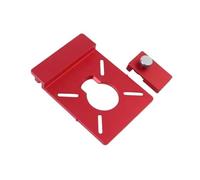 Almencla 2 Pièces Adaptateur de Rail de Fraise Butée de Alliage D'Aluminium Support de Fraiseuse Linéaire Accessoires pour Outils Manuels Adapté à La M, Adaptateur de Rail de Guidage