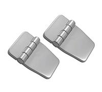 Almencla 2 pièces Charnière Inox 304 pour Maison, Porte de Yacht, Bateau Marin, Fenêtre, Boîte à Outils - 58x40x15mm