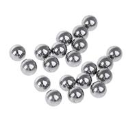 Almencla 20pcs Vélo 6,3 Mm Roulements à Billes En Acier Axe De Moyeu De Vélo De Boule En