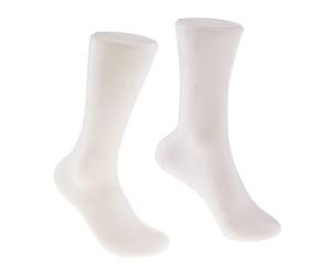 Almencla 2pcs Mannequin de Pied Chaussettes Modèle de Pied Mannequin Homme Femme