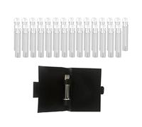 Almencla 30 Pièces Flacons Parfum Vides Fioles Réutilisables Verre Mini Flacons Pipette Compte-gouttes avec Capuchons Étanches Conviennent à Huiles
