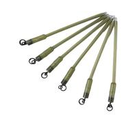 Almencla 5 Pièces Snap Swivels Connecteur de Laisse Accessoires de Pêche à la Carpe Métal TPE Libération Efficace du Sac Soluble Adapté à Pêche en Eau Douce, 60mm