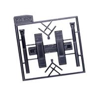 Almencla Accessoires pour Diorama à L'échelle 1/64 : Deux Voitures Miniatures Réalistes et Robustes, à Collectionner, pour Une Scène de Garage Miniature à