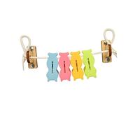 Almencla Accessoires pour Tableau D'activités à Faire Soi-même : Matériel éducatif pour Le Développement de L'intelligence et de La Motricité Fine Chez, Pinces à vêtements