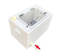 Almencla Aquarium Coffre pour Transport de Poissons Accessoires D'Élevage Multifonction Structure Hermétique Matériau Résistant en PP pour La Pêche Voiture Act, 35 L