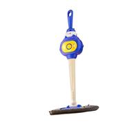 Almencla Balai pour Enfants Ensemble de Nettoyage Jouet Électrique avec Effets Sonores Musique Lumières Lavable Favorise Compétences Motrices Convient Simulati, Bleu