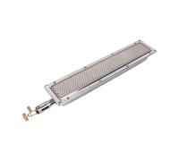Almencla Brûleur Chauffant pour Barbecues, Pièce de Rechange pour Brûleurs Infrarouges et Brûleurs à En Acier pour Une Chaleur Uniforme, Installation Facil, 44x9.5 Cm