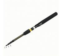 Almencla Canne à Pêche en Composite Fibre Carbone Modèle Télescopique Léger pour Pêche en Bateau Glace Poignée Matelassée Texturée Anneaux Lisses