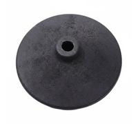 Almencla Caoutchouc pour Poteau de Signalisation Base de Support de Cône Fond de Poteau Base Pondérée Fiable pour Délimiter un Périmètre Clair et Organisé, 1KG
