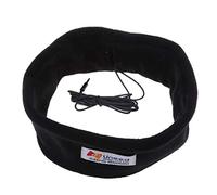 Almencla Casque De Sommeil Masque pour Les Yeux Lunettes De Soleil Lavables Et Confortables Casque Filaire - Noir