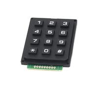 Almencla Clavier Matriciel, Clavier à Membrane Matriciel, Module de Clavier, Clavier à Commutateurs Matriciels de Type Téléphone, 12 clés 4x3