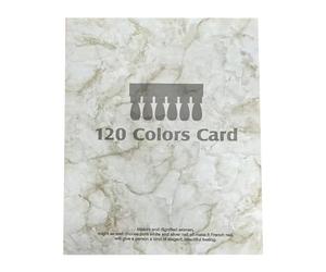 Almencla Comprend 120 Modèles de Nail Art, Un Nuancier de Vernis à Ongles, Un Catalogue de Couleurs pour Ongles En Gel et Du Matériel En Polyuréthane pour Une, Gris