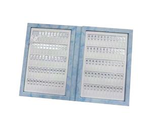 Almencla Comprend 120 Modèles de Nail Art, Un Nuancier de Vernis à Ongles, Un Catalogue de Couleurs pour Ongles En Gel et Du Matériel En Polyuréthane pour Une, Bleu