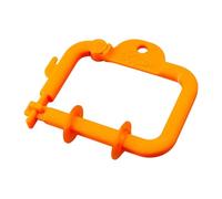 Almencla Distributeur de Ligne Mouche de Pêche Organisateur Clip pour Fil de Pêche Construction Robuste en Pet Rangement Compact Idéal pour Transport et, Orange