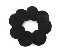 Almencla Embout Coussinet Mousse d'Oreillette pour Ecouteurs Casque 55mm / 60mm / 65mm - Noir-3