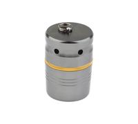 Almencla Embout de Talon de Canne êche avec Trou de Drainage. Protection de Rechange Facile à Installer pour La Réparation et L'entretien des Cannes, 31.5 mm