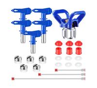 Almencla Embouts de Buse de Pulvérisation de Peinture Sans Air Faciles à Installer pour Les Bâtiments, Les Terrasses et Les Clôtures