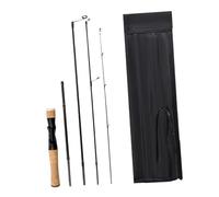 Almencla Ensemble de Cannes à Pêche de (5 Pièces) : Canne à Leurre, Canne Casting, Canne Télescopique en Fibre de Carbone avec Prise en Main Confortable, B