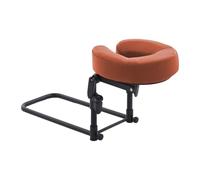 Almencla Home Mattress Top Massage Kit pour Massage avec Coussin Visage Ergonomique Support Repose-tête Réglable En Cuir PU Plateau de Soutien Convenant à Rela, Rouge Marron