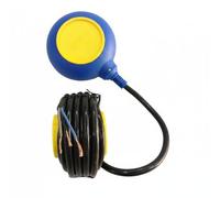 Almencla Interrupteur de Niveau d'eau pour Gestion de Pompe à Eaux Usées Contrôleur de Hauteur Dispositif d'Arrêt Automatique , Flotteur Rond pour Eaux Usées avec Câble De 4 Mètres
