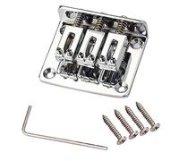 Almencla Jeu De 3 Cordes Cordier Cigar Box Guitar Cordier Hardtail Avec Clé à Vis (Argent)