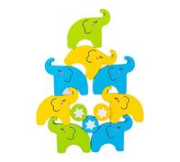 Almencla Jeu D'équilibre et D'empilement D'éléphants pour Enfants de 2 Ans et Plus