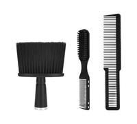 Almencla Kits de Peignes de Coiffage, Brosse Séparatrice, Brosse de Finition, Peigne Plat Multi-usages