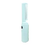 Almencla Lisseur Sans Fil avec Peigne Chauffant, à Lisser Portable Multifonctionnel Anti-brûlure, Idéal pour Les, Vert
