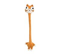 Almencla Longues Peluches Animaux Poupée Cou Long Sac Ornement Tissu Doux Compagnon Original Convient pour Enfants Décoration Bureau Cadeau, Chat