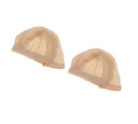 Almencla Lot de 2 Bonnets en Filet pour Poupée Mannequin 1/4 BJD, Nu