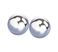 Almencla Lot de 2 Bouchons de Rechange pour Flacons de Parfum - Accessoires pour Flacons de Parfum - Couvercle élégant à Visser, PP Argent