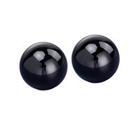 Almencla Lot de 2 Bouchons de Rechange pour Flacons de Parfum - Accessoires pour Flacons de Parfum - Couvercle élégant à Visser, PP Noir