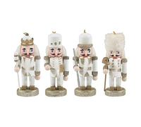 Almencla Lot de 4 Figurines de Noël à Suspendre, Figurines de Marionnettes, Jouets et à Suspendre pour Une Fête