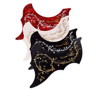 Almencla Lot De 4 Plastique 40 Pouces 41 Pouces Pickguards Guitare Adhésive Plaques Anti-rayures