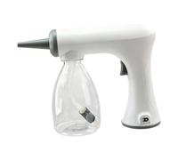 Almencla Machine à Mousse Permanente électrique Professionnelle avec Flacon Compact, Accessoire de Coiffure Facile à Transporter, Idéal pour Les Salons de Coif, Blanc