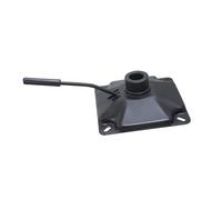Almencla Mécanisme de Commande de Levage pour Fauteuil de Bureau, Base Inclinable, Plaque de Base Pivotante Carrée Noire pour Fauteuil, Poignée de Levier de Le
