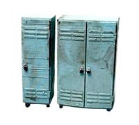 Almencla Modèle Réduit de Vestiaire D'atelier de Réparation Automobile à L'échelle 1/64, Mobilier D'atelier de Réparation Automobile, Mini-armoire