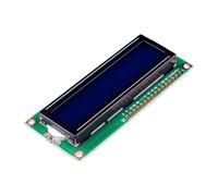 Almencla Module D'affichage Portable LCD1602 avec écran 16x2 Caractères 5 V, Module de Remplacement avec Rétroéclairage pour équipements de Bureau, Bleu