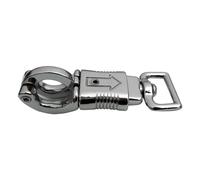 Almencla Mousqueton Anti-Panique avec œillet, Multifonctionnel, Facile à Installer, Portable, Boucle de Sécurité à Ouverture Rapide pour Corde, Randonnée, Camp