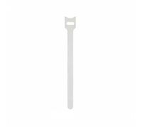 Almencla Organisateur de Câbles Attache Câble Sangle Lien Réutilisable en Nylon Polyester Prise Ferme sans Marquer Gestion des Fils avec Adaptée au Bureau Maison, Blanc, 12-200mm-200pcs