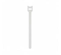 Almencla Organisateur de Câbles Attache Câble Sangle Lien Réutilisable en Nylon Polyester Prise Ferme sans Marquer Gestion des Fils avec Adaptée au Bureau Maison, Blanc, 12-200mm
